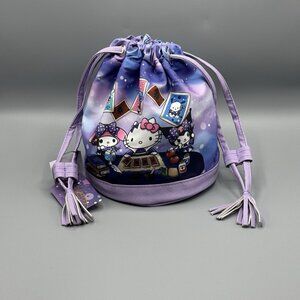 Hello Kitty And Friends Magic Card Drawstring Pouch Makeup Bag NEW